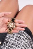 Годинник Guess GW0470L2 жіночий колір золотий