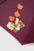 Парасоля Moschino колір бордовий (3345623)