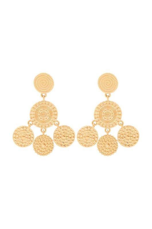 Сережки Lilou Boho колір золотий (3345125)