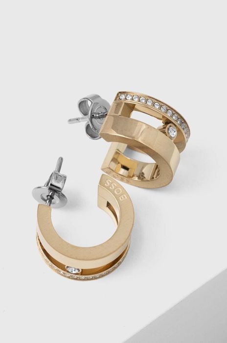 Сережки BOSS колір золотий (3378764)