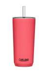 Термокружка Camelbak Straw Tumbler 600 ml колір рожевий