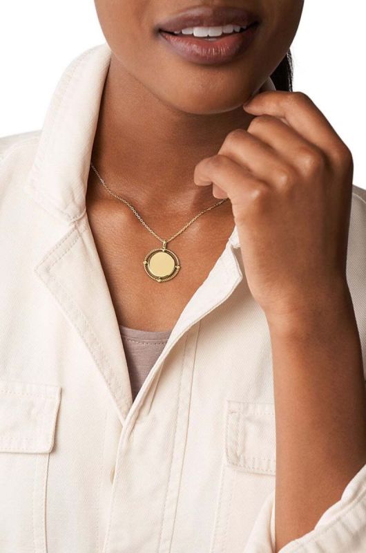 Ланцюжок Fossil колір золотий (3388004) фото 2
