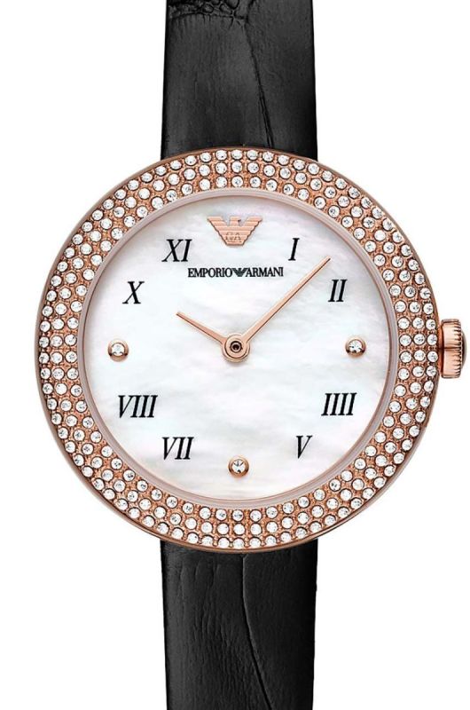 Годинник Emporio Armani жіночий колір чорний (3388026) фото 2
