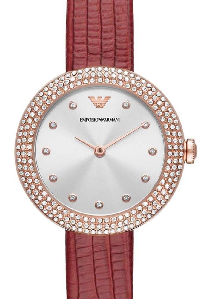 Годинник Emporio Armani жіночий колір червоний (3388029) фото 2