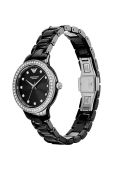 Годинник Emporio Armani жіночий колір чорний (3453188)
