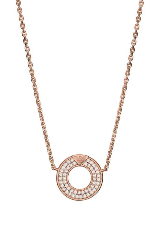 Ланцюжок Emporio Armani колір рожевий (3532294)
