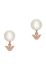 Сережки Emporio Armani колір рожевий (3532301)