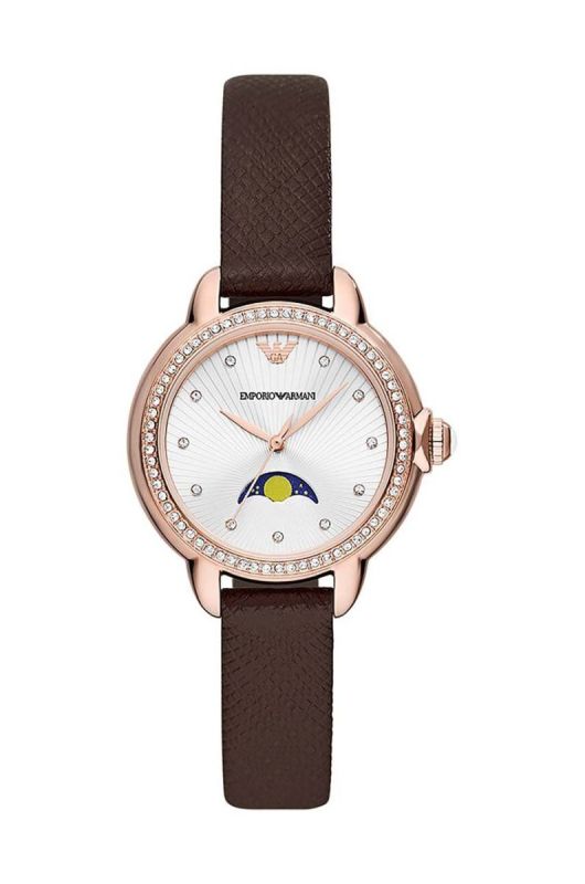 Годинник Emporio Armani жіночий колір коричневий
