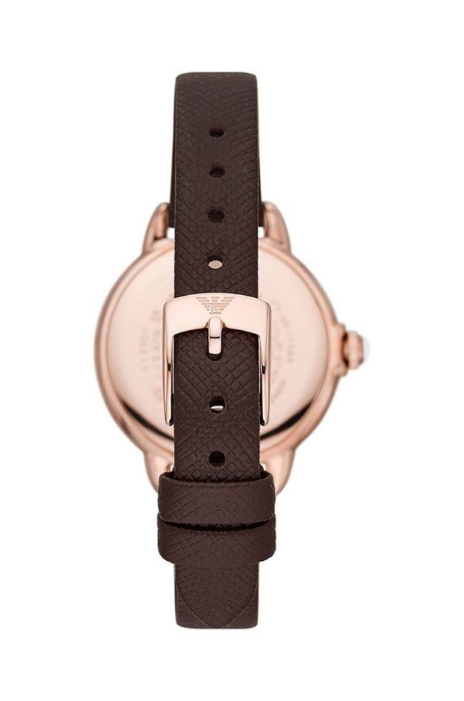 Годинник Emporio Armani жіночий колір коричневий фото 5