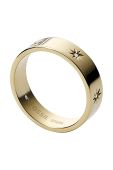 Перстень Fossil колір золотий (3453194)