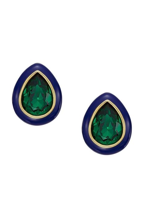 Сережки Fossil колір зелений (3540526)