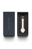 Годинник Daniel Wellington Petite 28 Bondi жіночий колір білий