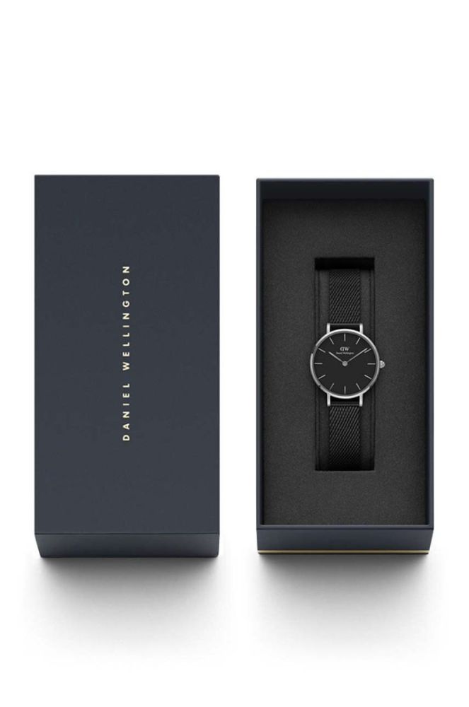 Годинник Daniel Wellington Petite 36 Ashfield жіночий колір чорний фото 3