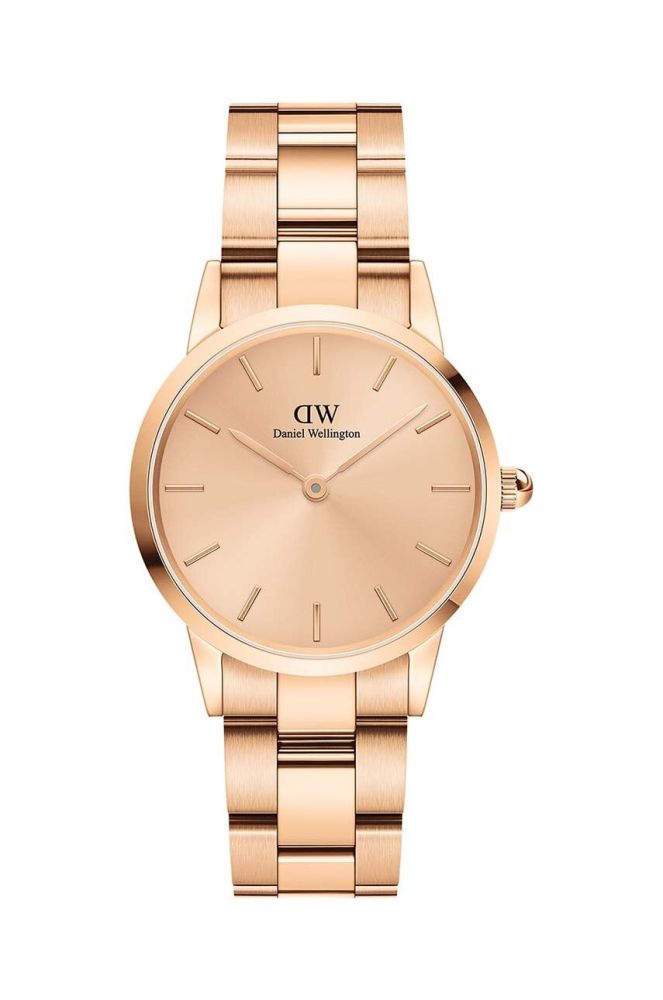 Годинник Daniel Wellington Iconic Link Unitone 28 жіночий колір рожевий