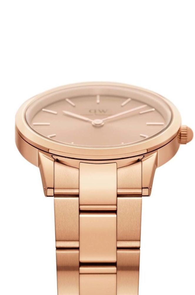 Годинник Daniel Wellington Iconic Link Unitone 28 колір рожевий фото 3