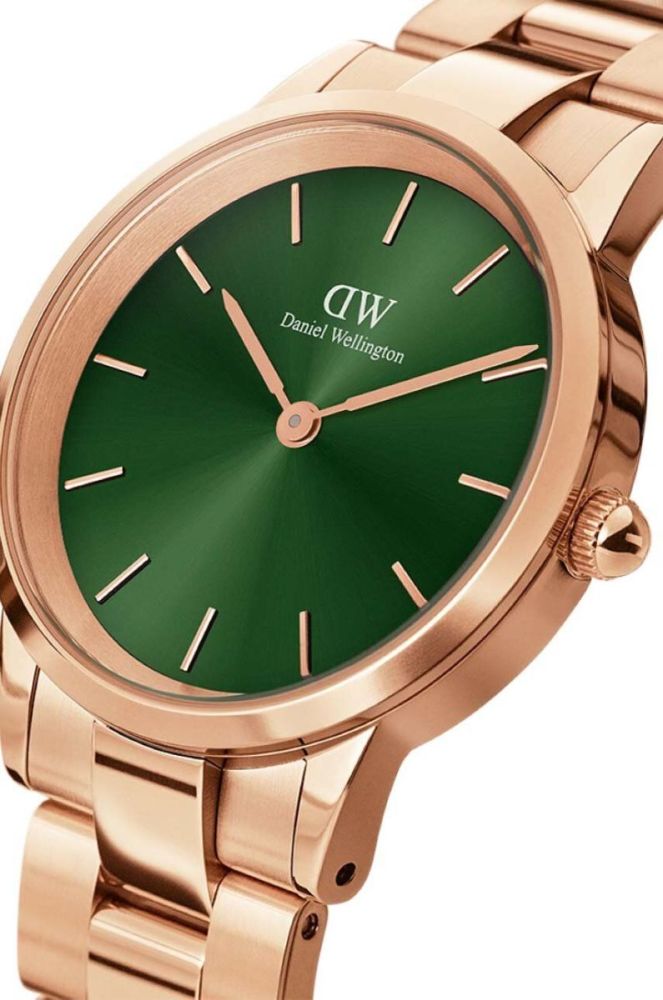 Годинник Daniel Wellington Iconic Link Emerald 32 жіночий колір золотий (3544458) фото 2