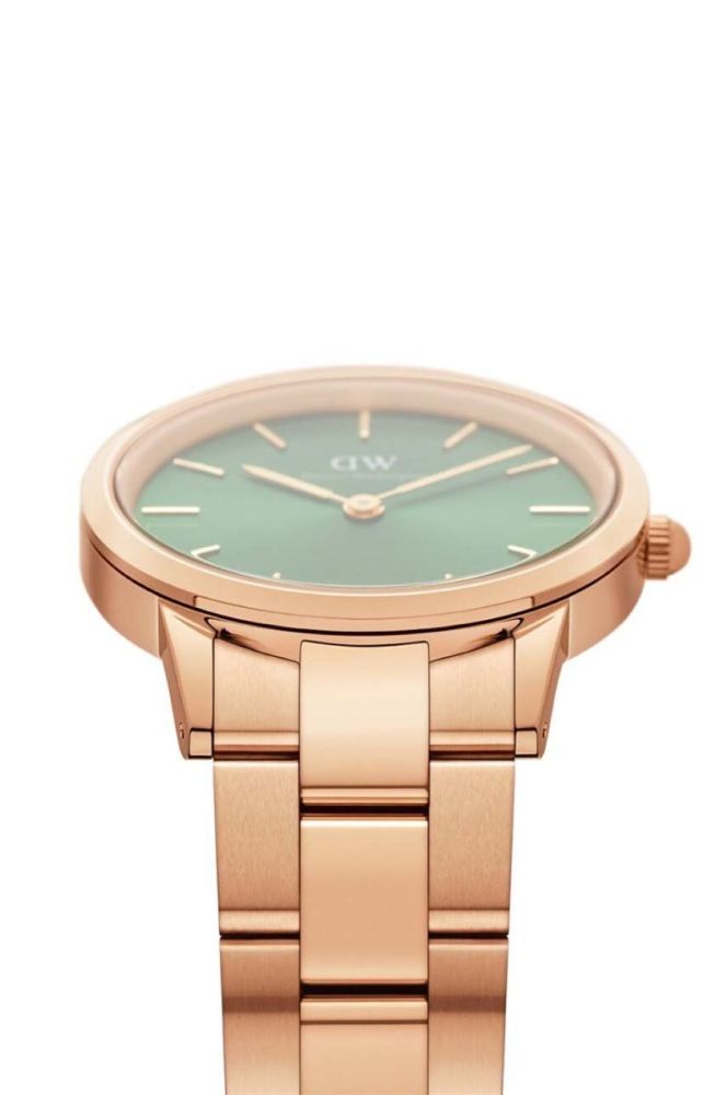 Годинник Daniel Wellington Iconic Link Emerald 32 жіночий колір золотий (3544458) фото 3