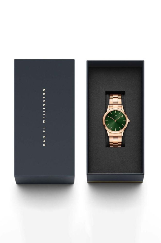 Годинник Daniel Wellington Iconic Link Emerald 32 жіночий колір золотий (3544458) фото 4