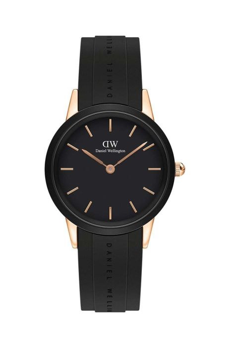 Годинник Daniel Wellington Iconic Motion жіночий колір чорний