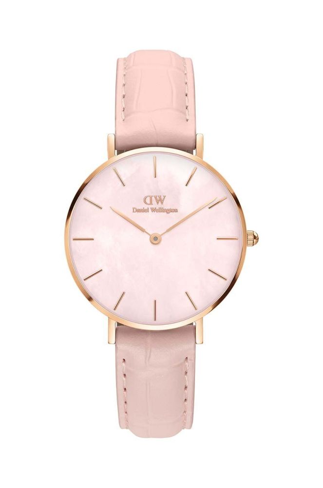 Годинник Daniel Wellington Petite 32 Rouge жіночий колір рожевий