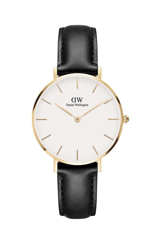 Годинник Daniel Wellington Petite 32 Sheffield жіночий колір чорний