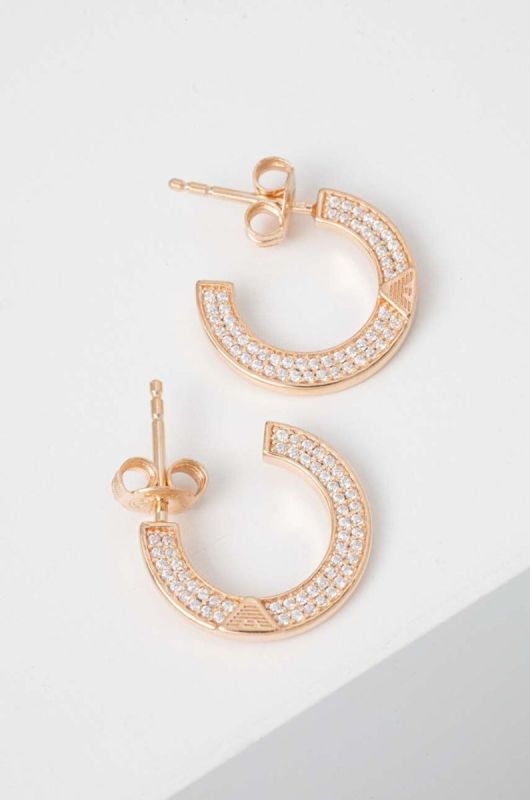 Сережки Emporio Armani колір рожевий (3616888)