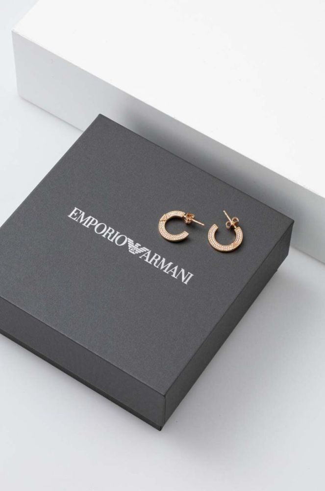 Сережки Emporio Armani колір рожевий (3616888) фото 3