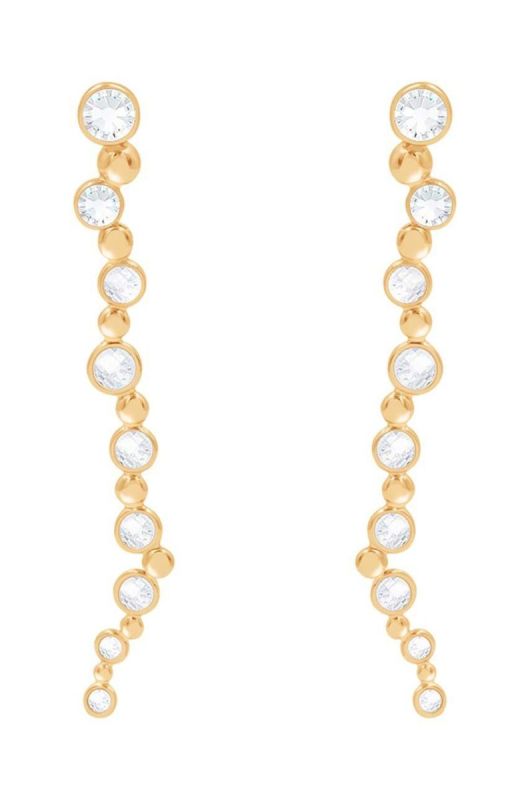 Позолочені сережки Lilou Sparkling колір золотий (3636854)