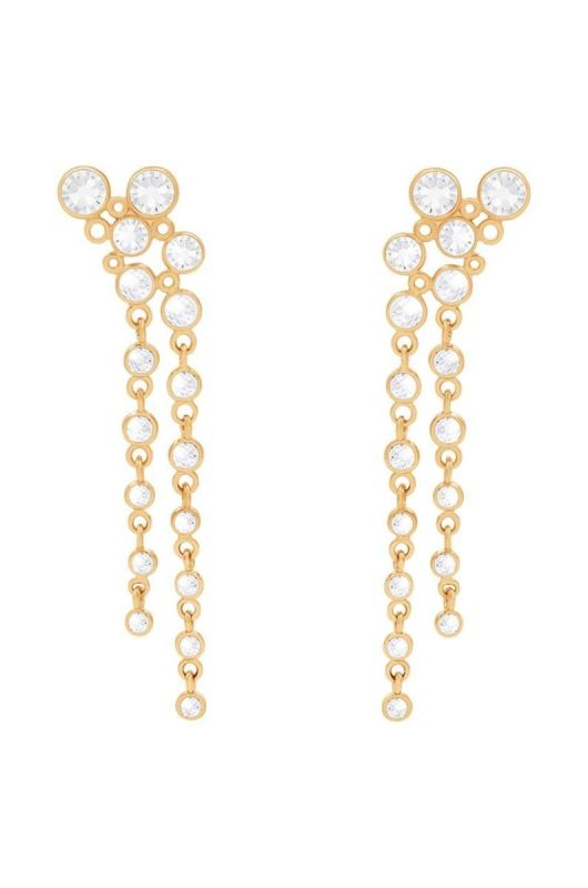 Позолочені сережки Lilou Sparkling колір золотий (3636852)