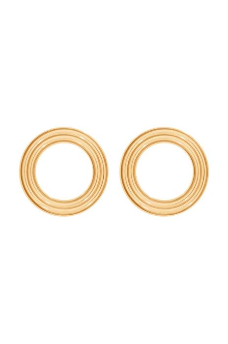 Позолочені сережки Lilou Etno колір золотий (3636847)