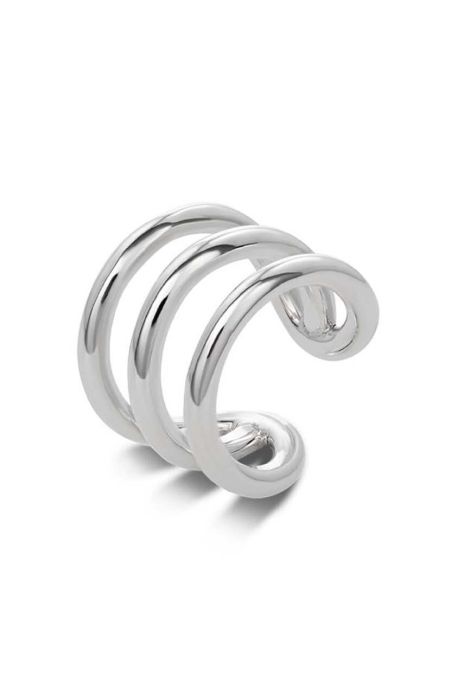 Срібний кафф No More колір срібний (3628954)