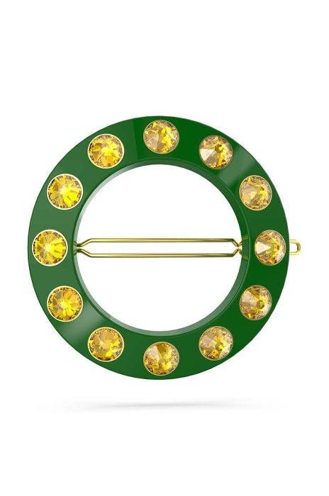 Шпилька для волосся Swarovski CHROMA колір зелений (3649572)