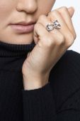 Перстень Swarovski MILLENIA колір срібний