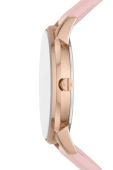 Годинник і браслет Armani Exchange колір рожевий
