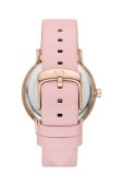 Годинник і браслет Armani Exchange колір рожевий