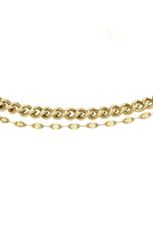Браслети Fossil 2-pack колір золотий фото 2
