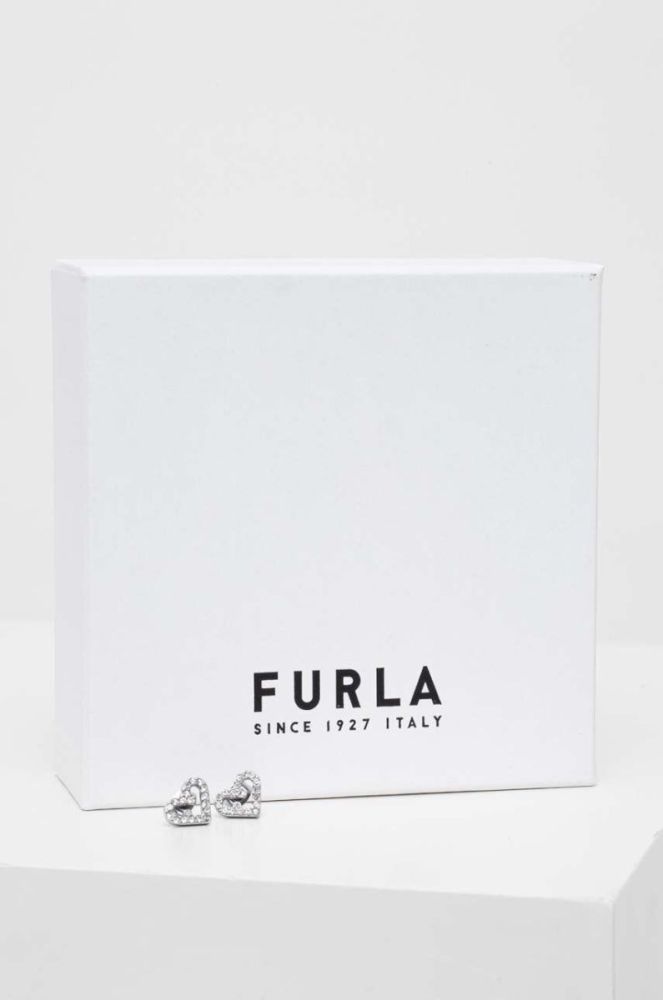 Сережки Furla колір срібний (3690804) фото 3