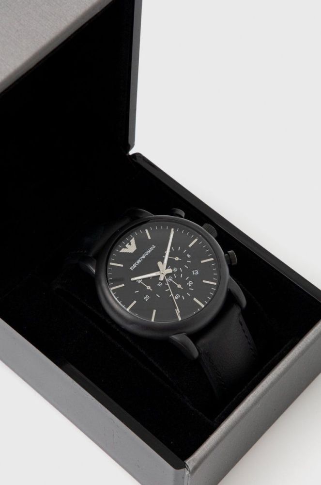 Emporio Armani - Годинник AR1970 колір чорний фото 3