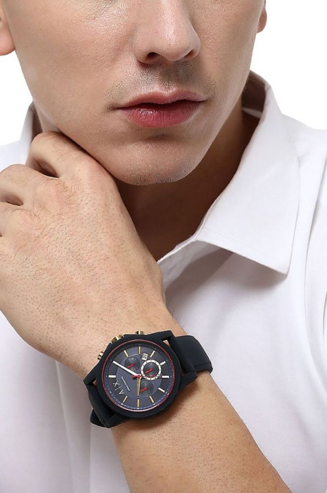 Armani Exchange - Годинник AX1335 колір чорний фото 4