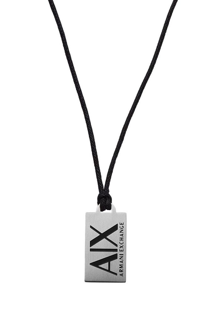 Armani Exchange - Ланцюжок колір срібний
