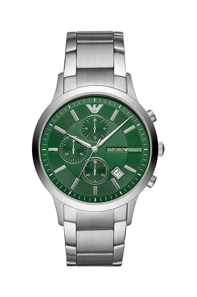 Годинник Emporio Armani чоловічий колір срібний (2791843)