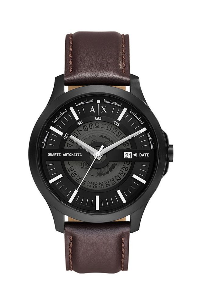 Годинник Armani Exchange чоловічий колір чорний (2781521)