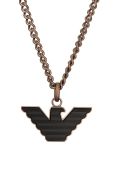 Ланцюжок Emporio Armani чоловічий колір коричневий (2781547)