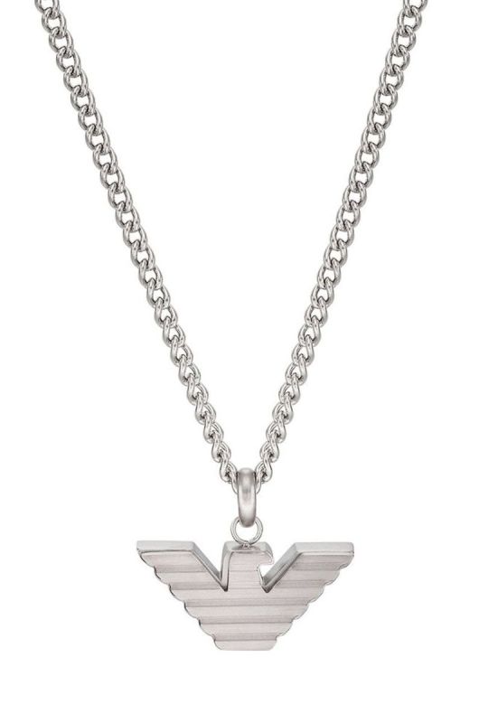 Ланцюжок Emporio Armani чоловічий колір срібний (2760970)