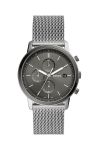 Годинник Fossil чоловічий колір срібний (2760986)