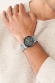 Годинник Fossil чоловічий колір срібний (2760986)