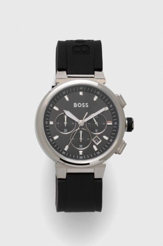 Годинник BOSS чоловічий колір чорний (2872873)