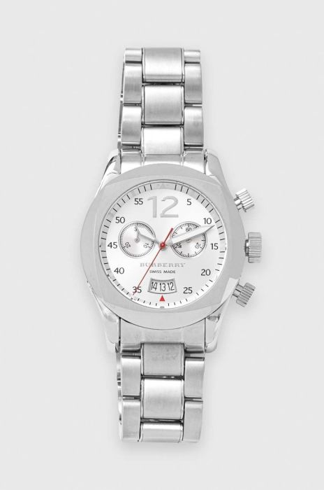 Годинник Burberry чоловічий колір срібний