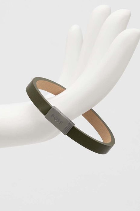 Браслет BOSS чоловічий колір зелений (2931211)