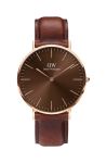 Годинник Daniel Wellington чоловічий колір коричневий (3063358)
